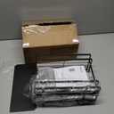 Pull Out Spice Rack Organizer for Cabinet, 2 Tier Metal Slide Out Seasoning Organizer and Storage Heavy Duty Vertical Spice Rack Shelf Pullout for Kitchen Cabinets No Drilling(1 Pack, Black)