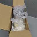 Shrivee Sweater Drying Rack Flat, Metal Tube Mesh Clothes Drying Rack for Laundry with Rubber Feet, Stackable Laundry Clothing Dryer Rack for Art, Clothes, Indoor & Outdoor, White, 4Layer