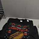 Ugly Sweater All I Want For Christmas Is Hot Dogs Holiday Sweatshirt Size M