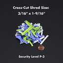 Aurora 12 Sheet Crosscut Paper and Credit Card Shredder with 5.2 gal Wastebasket