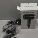 Hair Dryer with Comb | 1800W Blow Dryer with Diffuser for Curly Hair | Plasma Ionic Hairdryer for Frizz Control | Foldable & Protable Design for Travel | 6.5 ft ALCI Cord (Black)