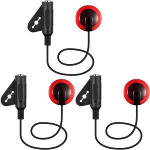 Piezo Contact Microphone Pickups for Guitar, Violin, Viola, Cello, Banjo, Ukulele, Mandolin and More (3 Pack)