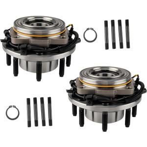 Front Wheel Hub Bearing Assembly Compatible with F250 Super Duty F350 Super Duty 2005-2010 4WD 8 Lug with ABS 2pcs 515081