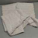 MIULEE Pack of 2 Corduroy Decorative Throw Pillow Covers 20x20 Inch Soft Boho Striped Pillow Covers Modern Farmhouse Home Decor for Sofa Living Room Couch Bed Cream White