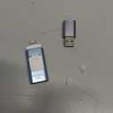 Apple MFi Certified 256GB Flash Drive for iPhone Thumb Drive Photo Stick, USB Memory Stick iPhone Flash Drive for Photos Videos, High Speed Jump Drive Compatible for iPhone/iPad/Android/PC (Blue)