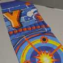 1 Piece 6 x 3.6 ft Dart Party Backdrop Dart Happy Birthday Backdrop Target Shooting Photography Background for Dart Battle Birthday Party Decoration Supplies Photo Booth Props