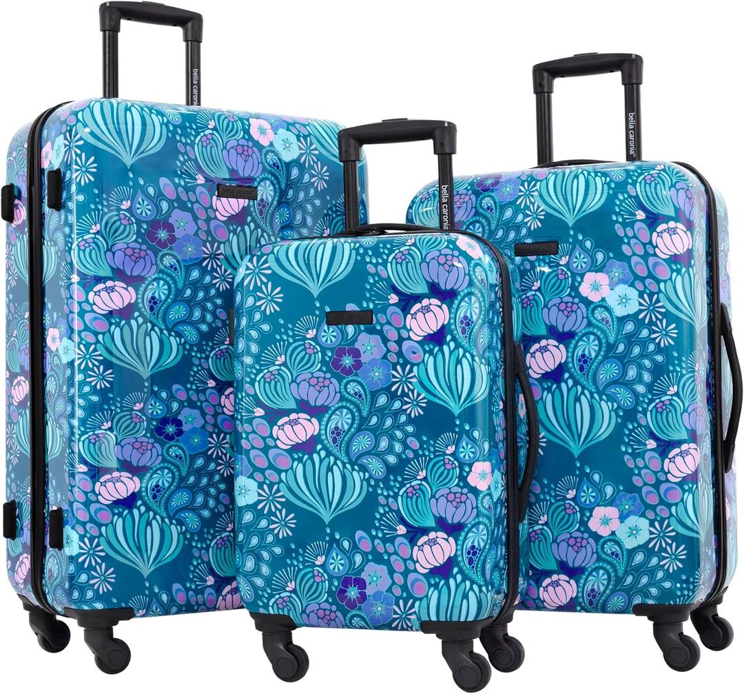 Bella Caronia 3 Piece or 20" Carry-On Set Voguish Luggage Set, Desert Pattern, 3 Piece Set