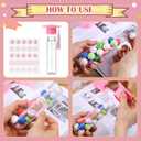Teenyyou 25 Pcs Graduation Candy Tubes 2026 Graduation Party Favors Candy Boxes Plastic Grad Cap Jars Container with Tassels and Stickers for DIY Grad Table Party Favors (Pink)