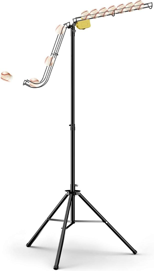 JASCOPRO Electric Baseball Soft Toss Machine for Batting Practice