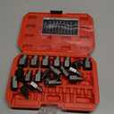 RIMKOLO 27-Piece Screw Extractor Set, 3/8" Inch Drive Easy Out Bolt Extractor kit Multi-Spline Hex Head for Removing Broken Studs Bolts Socket Screws