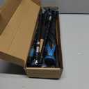 GPTCAMP Walking Sticks,Trekking Poles Collapsible Hiking Poles,Lightweight Folding Travel Walking Pole for Men Women,2pc Adjustable Hiking Stick with EVA Foam Grips for Backpacking (-Blue)