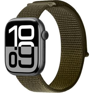 4 x Nylon Sport Loop Band Compatible with Apple Watch Band 38mm 40mm 41mm 42mm 44mm 45mm 46mm 49mm Women Men,Soft Breathable Replacement Strap for iWatch Series 11 10 9 8 7 6 SE 5 4 3 2 1 Ultra