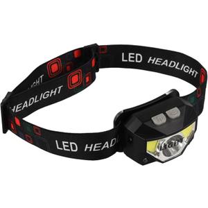 VANZACK Rechargeable Led Headlamp with Wide View & USB Fast Charging Comfortable Headband for Camping Running Fishing Hiking Outdoor Activities