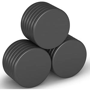 Realth Neodymium Magnets Disc with Epoxy Coating Black Rare Earth Magnet(MDB350318)