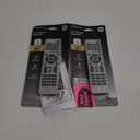 .GE Universal Remote Control for Samsung, Vizio, LG, Sony, Sharp, Roku, Apple TV, TCL, Panasonic, Smart TVs, Streaming Players, Blu-ray, DVD, 4-Device, Silver, 33709, 2 counts