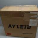 Ayleid Retractable Rubber Hybrid Garden Hose Reel, 1/2"x100ft Wall Mount