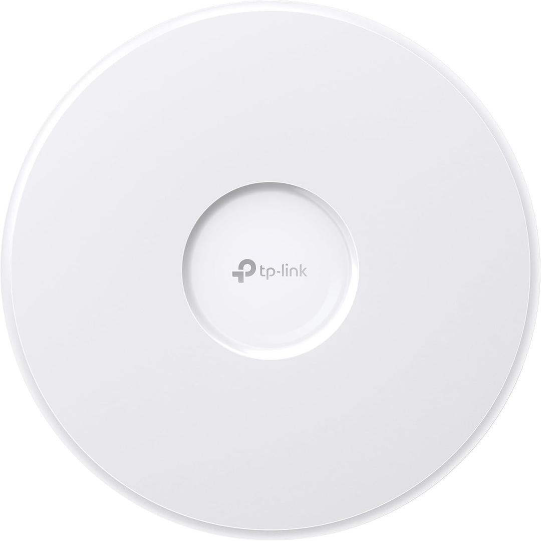 TP-Link Omada WiFi 7 Wireless Access Point - BE11000 Tri-Band, 2.5G Port, PoE+ or DC Powered, DC Adapter Included, Captive Portal, Mesh, WPA3, Roaming, Business WiFi Experience(EAP770)