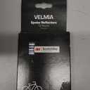 VELMIA Spoke reflectors [72 Pieces] - 360 Visibility and Easy mounting - Bicycle Spoke reflectors Made of Reflective Material - Bike Spoke Skins