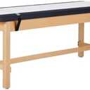 Vivacomfort Aristo H-Brace Flat Treatment Table, 500 lbs Weight Capacity, Black