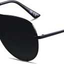 ANDWOOD Oversized Aviator Sunglasses for Women Men Big Large UV Protection Fashion Sun glasses