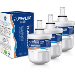 PUREPLUS DA29-00003G NSF 53&42 Certified Water Filter Replacement for Samsung DA29-00003B Aqua-Pure Plus DA29-00003A, DA20-00003G, HAFCU1, DA29-00003F, RFG297AARS, RFG237AARS, RSG257AARS Refrigerator, 3Pack
