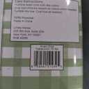 Lintex Home Ferns Vinyl Tablecloth 52 x 70 Rectangle Flannel Back BBQ