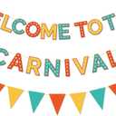 Welcome To The Carnival Banner - Carnival & Circus Theme Party Decorations, Games & Banners