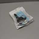 4 x Leather Badge Holder and Adjustable Retractable Lanyards, Quick Release Buckle and Safety Breakaway Lanyards with Swivel Metal Clasp for Offices, Staff, Students, Employees (1 Pack, Sa-light Blue)