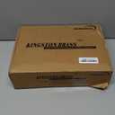 Kingston Brass KB921B Americana 8-Inch Widespread Lavatory Faucet Twin Acrylic Handle with Brass Pop-Up, Polished Chrome