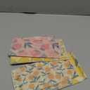 Reusable Beeswax Wrap - 9 Pack Eco-Friendly Beeswax Wraps For Food, Organic, Sustainable, Biodegradable, Zero Waste, Plastic-Free Food Storage, 1L Strawberry, 3M Orange, 5S Lemon Patterns