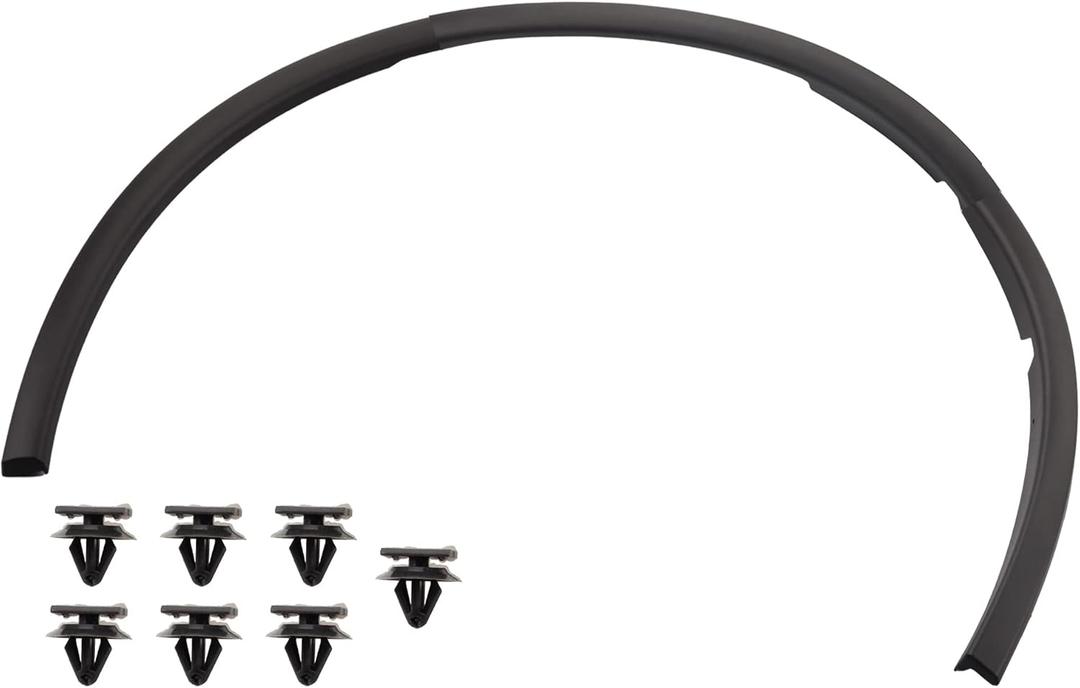 Dasbecan Front Wheel Arch Fender Trim Moulding Molding Compatible With Dodge Durango 2011-2018 Fender Flares Right Passenger Side Replaces# CH1291112 57010620AD