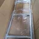 4-Step Stainless Rear Van Ladder for Ford Transit Medium Roof 2014-2025