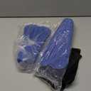 CAPAS Swim Training Fins Comfortable Silicone Lap Swimming Short Blade Floating Flippers with Mesh Bag for Adult Men Women Build Leg Strength Size 8,5