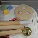 Giant bean Wooden Activity Table for 1 Year Old, 11-in-1 Montessori Learning Table with Bead Maze, Shape Sorter, Fishing Game & More  Sensory Development Toy for Toddlers, Ideal 1st Birthday Gift