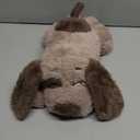 BEVERLYSHARK Beverly Shark Puppy Heartbeat Toy Dog Anxiety Relief Calming Aid Puppy Heartbeat Stuffed Animal Behavioral Training Sleep Aid Comfort Soother Plush Toy for Puppies Cats (Brown)