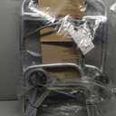 Drive Medical Deluxe Two Button Folding Walker with 5" Wheels