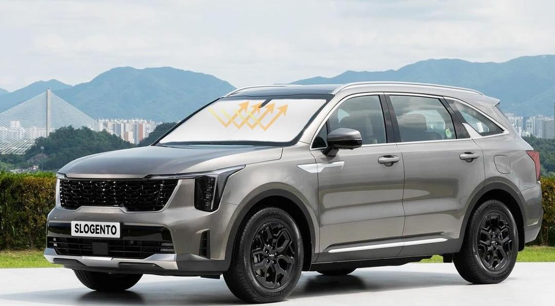 Sun Shade for KIA Sorento Car Windshield Sunshade for 2021-2023 2024 2025 Sorento SUV for Kia Windshield Cover Sun Protector for UV Ray, Sun Blocker Keep Interior Cool Shield Accessories