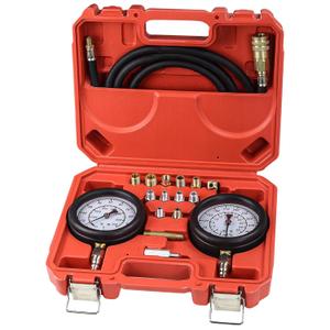 Master Engine and Transmission Oil Pressure Test Set  High and Low Pressure Gauges for Testing Transmission and Engine Pressure