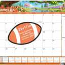 2 x Large Desk Calendar 2026-2027 22x17 Inches,18 Month,Suitable For Home, School Or Office,Monthly Calendar,With Plastic Cover