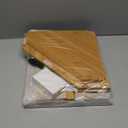 Corner Bread Box for Kitchen Counter, Bamboo Wood Large Capacity Bread Storage Bin with Acrylic Wavy Door Panel (Natural, Meduim) 