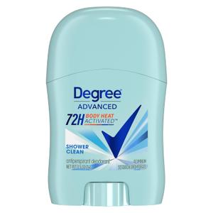 Degree Antiperspirant Deodorant Shower Clean Pack of 36 72-Hour Sweat & Odor Protection Antiperspirant for Women with Body Heat Activated Technology 0.5 oz (0.5 Ounce (Pack of 36))