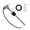 Fuel Sending Unit 0-190 ohms 18"(450mm) Stainless Steel Gas Tank Sensor for Boat Truck RV Car Universal Fuel Level Sender Marine-Grade Corrosion Resistant Water Level Sending Unit