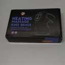 Cordless Knee Massager for Pain Relief, Knee Heating Pad for Knee Arthritis, Heating Pad for Knee Pain, 6 Heatings, 3 Vibrations, 3 Timers, Adjustable Strap for Shoulder, Elbow, Knee