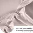 100% Mulberry Silk Pillowcases Set of 2 for Hair and Skin and Super Soft and Breathable King Size Nature Silk Pillowcases (King, Apricot Gray)