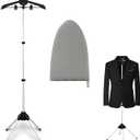 Garment Steamer Rack & Garment Ironing Glove for Steaming Clothes,Adjustable Standing Dry Racks Garment Stand with Ironing Gloves Clothes - Steamer Hanger for Travel