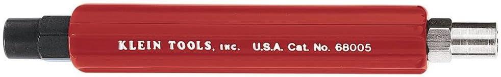 Klein Tools 68005 Wrench, Made in USA, High Impact Can Wrench with 7/16-Inch and 3/8-Inch Hex Sockets for Telecom