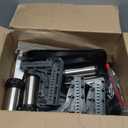 Mini Fridge Stand with Silicone Mat, Adjustable Refrigerator Stand with 4 Stainless steel Feet, 24''x 24'' Dorm Fridge Stand Protect From Appliance Leaks for Fridge, Washer, Dryer (7.3"-8.5" High)