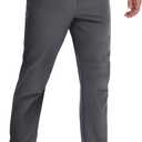 TACVASEN Men's Lightweight Pants Quick Dry Water Resistant Stretchy Work Golf Pants for Casual Outdoor (32, Darkgrey)