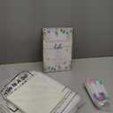 Panitay 100 Pcs DIY Baby Bibs Decorating Kit 50 White Bibs 25 Stencils 24 Fabric Markers 1 Baby Shower Game Sign