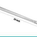 DURATECH Extra Long Handle 1/2-Inch Drive Ratchet, 90-Tooth Quick-release Ratchet Wrench with 20" Extra Long Handle, Teardrop Ratcheting, Reversible, Chrome Alloy Made, CR-MO Head,Full Polished